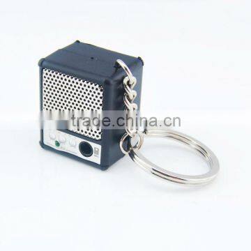 radio portable mini speaker player for mobile phone key chain