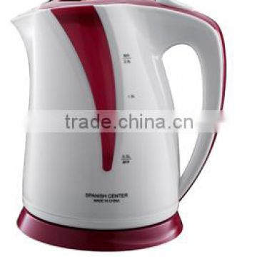 2.0L Plastic 360 degree rotation cordless electric kettle