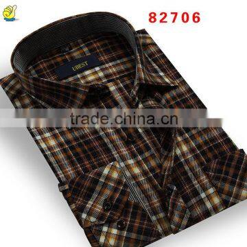 Fashion Cotton Long Sleeve Plaid Thick Mens Shirts Polo Man Shirt                        
                                                Quality Choice