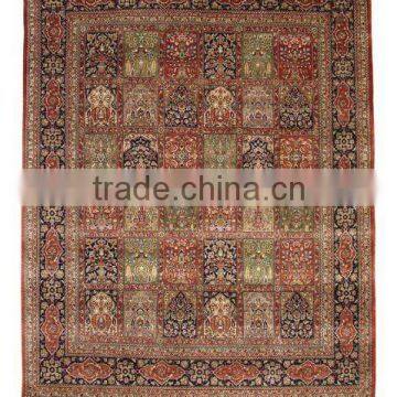 Tabriz Carpet Filder Goam Rust Blue Kirman Garden