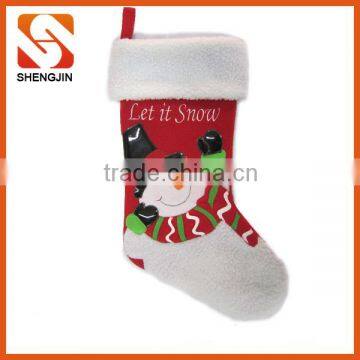 High quality snowman Christmas stocking