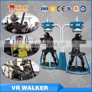 2016 Virtual reality VR treadmill running commercial game machine