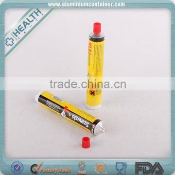 aluminum cosmetic Collapsible Tube e usion hines