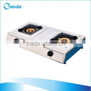 Table Gas Cooker/ Double Burners Gas stove/ Gas Cooking Hobs/ Kitchen Gas cooktop