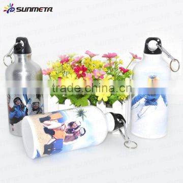 600Ml Silver aluminum sports bottle for sublimation