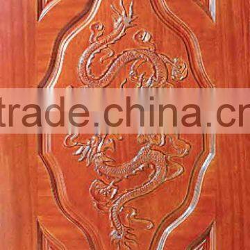 Solid Wood Carved Dragon Doors Design DJ-S241