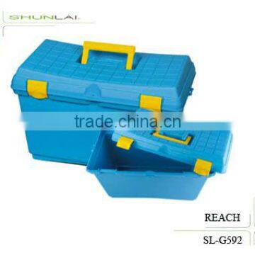 Hot Sale Plastic Toolbox, Functional Equipment Toolbox, New Design Plastic Storage Box With Lid SL-G592