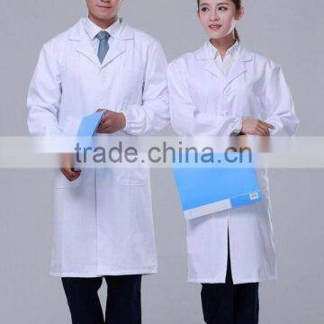 Doctor Long-Sleeve White Nurse Lab Coat