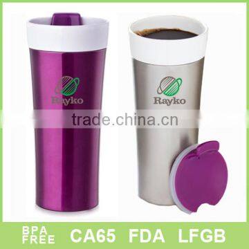 Best quality double wall ceramic mug