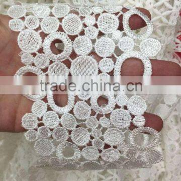 72yards 3.3'' Wide Round Venise/venice Lace Trim Good Quality Balck and Pink . photo-4