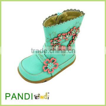 Baby girl fahion flowers boots shoes as children's gift