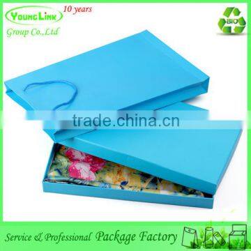 High-end Decent Candy Color Gift Scarf Packaging Box With String photo-2