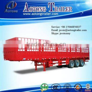 China Manufacture 3 Axles 40TON Fence Semi Trailer for sale