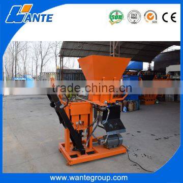 low investment WT1-25 soil clay interlocking bricks making machine production line