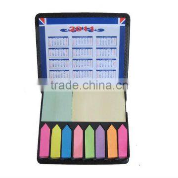 Custom shape leather cover sticky note pads