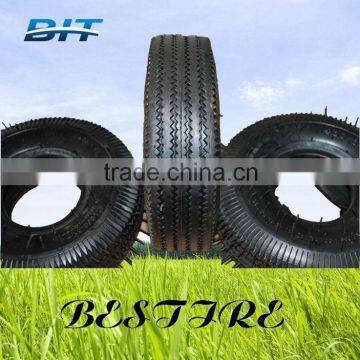 tyre tube 350-4/3.00-4 rib pattern gardern cart tyre/wheelbarrow tyre/ wheel barrow tyre tube/ cart tyre