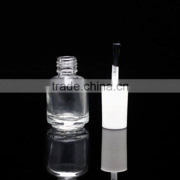 7ml small empty glass bottle nail polish glass bottle packing with brush