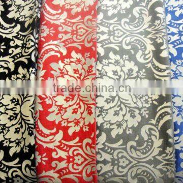 woven twill bronzing velveteen fabric for decoration