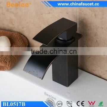 Beelee New Black Orb Bathroom Brass Single Handle Faucet Sink Tap photo-2