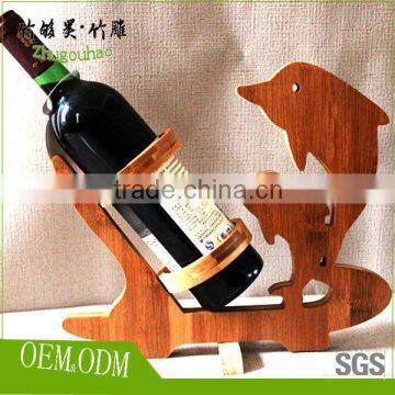 beauty and delicate pisces bamboo wine bottle holder