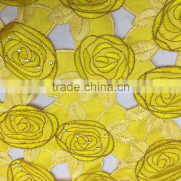 Royal Bule Formal Dress Patterns Lace African Styles Dress Making Silk Lace Fabric for Sale photo-3