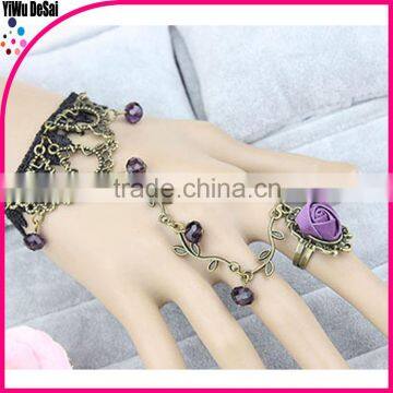 teen girl bracelets Retro flower bracelet fashion bracelets