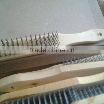 Wooden Handle Wire Brush photo-5