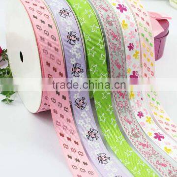 wholesale custom printed grosgrain ribbon