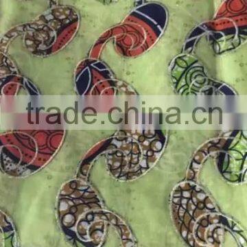 CL7584 Hot Selling Top Quality New Design Charming Color Women Wax Lace Fabric photo-3