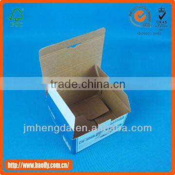 High quality folding standard export corrugated carton paper box design