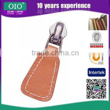 OIO Custom Jacket Leather Puller In Zipper Slider