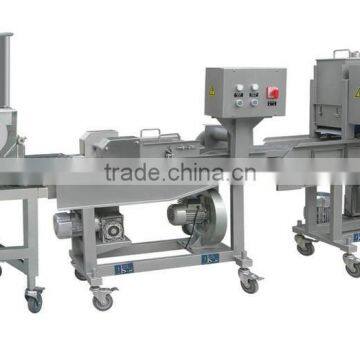 Meat Pie Patty Making Machine / Burger Patty Machine / Flour and Bread Coating Production Line Quality Choice