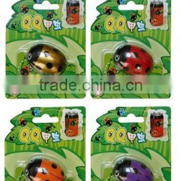 QQ PULL BACK Iron Wall Climbing Ladybug Car Toy 4COLORS