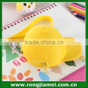 2016 New Style Newest Design Jelly Candy Color Baseball Cap Coin Bag For Girls