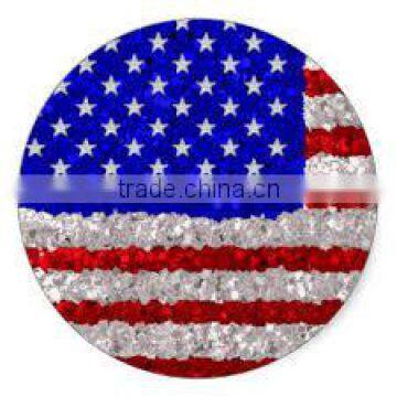 Custom Glitter Flag Body tattoos sticker>>Manufacturer Glitter Sticker