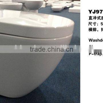 High quality bathroom soft close wall-hung toilet/wall hung WC toilet