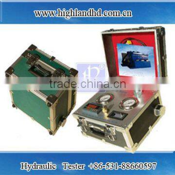 Excavator pump use MYHT digital hydraulic pressure tester