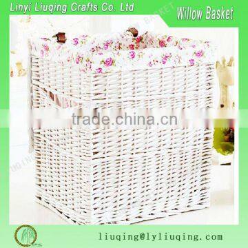 wholesale Liuqing Round Wicker cloth laundry basket