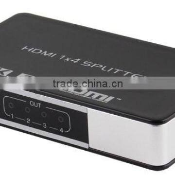 Full HD1080p HDMI Splitter 1X4 Home Video Split With Power Adapter Support 3D/4K*2K