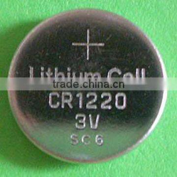 CR1220 Button Battery 3V Lithium 40mAh Eunicell