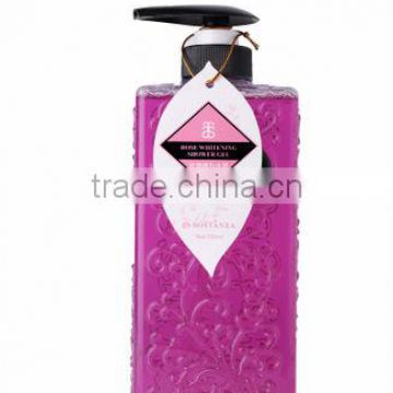 brand rose skin whitening shower gel