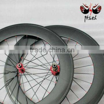 Glossy finish carbon road bicycle 700C*88mm rims