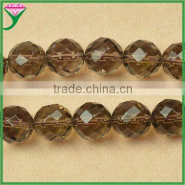 14mm AAA Faceted Round Natural Smoky Quartz Stone Price, Smoky Quartz photo-2