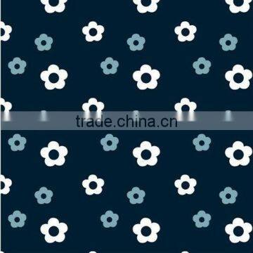 Fantastic!!High Quality Dull Effect Flower Printing Flannel Dress Fabric