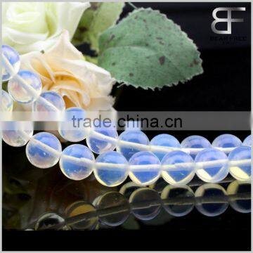 Wholesale price Synthetic round opal beads loose Semi-precious gemstone strands beadsMaking