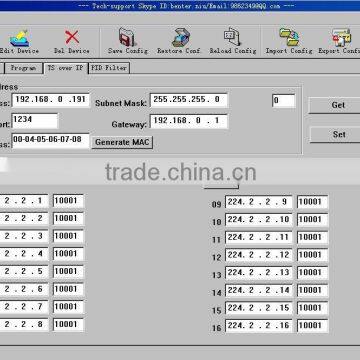 4in1 Dvb s2 CI IP SPTS Multicast IRD (4 DVB-C RF In,4 CI,4 ASI+IP 32 SPTS Multicast UDP Out) photo-5