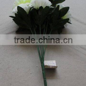 Latest Style 9 Heads Artificial Flower Plastic Flower Bouquet photo-4
