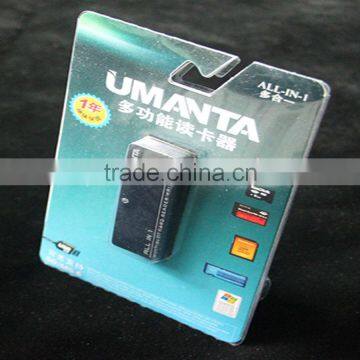 blister packaging with cardboard for USB flash disk