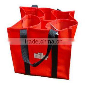 customer design non woven wine bag beer bag bottle nonwoven bag