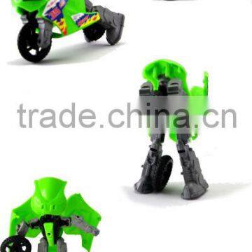 Assembly DIY plastic motorbike education toys for children